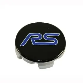 1096-rs Jr Kentucky Auto Parts 2016-2018 Ford Focus Rs Mk3 Wheel Center Cap Emblem Black Blue St Svt