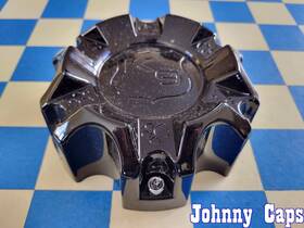 K9 Wheels Cbdw6-c1p # . New Gloss Black Custom Wheel Center Cap 34 Qty. 1