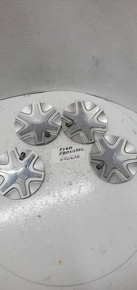 Kia 580.ki1a01 2001 Rio Center Cap Set Of 4 Oem 325l154-s001