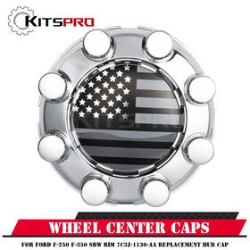 Kitspro Kp00379wcc-4 1pc Chrome Wheel Center Caps For Ford F250 F350 Srw Rim 7c3z-1130-aa