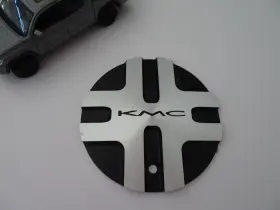 0495l155-bal Kmc Silver/black Machined Custom Wheel Center Cap # Sl1107 08