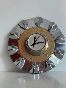 1000506g Kmc 1 Wheels Chrome And Gold Center Cap Part# 10506 1000506 Stock# 4562