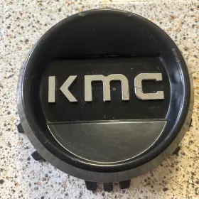 T163-kmc4 Kmc Wheels Flat Black Custom Wheel Center Cap Caps #