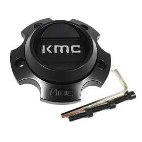 T163h120-5-h30-s1 Kmc Wheels Matte Black Center Cap 4-5/8 Inch Od 1-1/4 H Bolt-on Closed-end