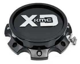 1079l199fgb-h47 Kmc Xd Center Cap 8x200/210 Gloss Black Dually Front
