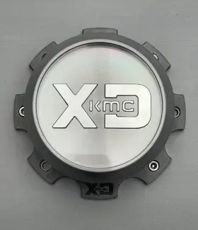 Xd844l1708tb-h77 Kmc Xd Series Used Titanium Brushed Wheel Center Cap No Screws