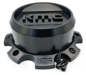 T163h170-8-h65-s9 Kmc Xd 8-lug Center Cap All Black