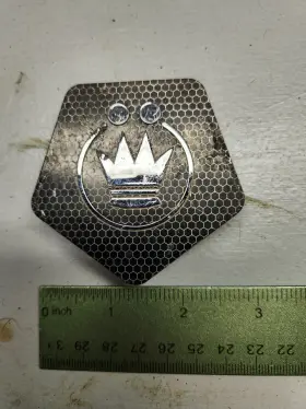 C-f91-k1 Konig Carbon Fiber With Chrome Emblem Wheel Center Cap #