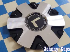675-2610-al Kraze Wheels # . Black And Silv Metal Wheel Center Cap 84 Qty. 1