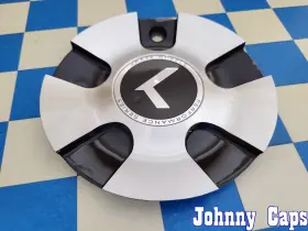 C10kr185bm Kraze Wheels # . Black And Silver Metal Wheel Center Cap 58 Qty. 1
