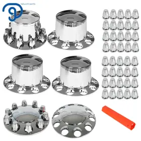 Lp511272ks Labwork Chrome Hub Cover Semi Truck Wheel Kit Axle 33mm Lug Front And Rear Lp511272ks Labwork Chrome Hub Cover Semi Truck Wheel Kit Axle 33mm Lug Front And Rear