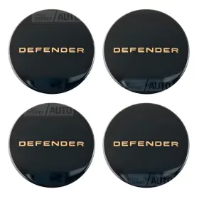 605123535 Land Rover 2020-2026 Defender L663 Gold Script Wheel Center Caps X4