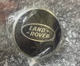 Land Rover Bj32-1130-a3 Oem Wheel Center Cap Gloss Black Finish Chrome Edge Brand New