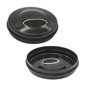 Leshiauto Ls-43514 2pcs Left And Right Front Hub Grease Caps Compatible With Black