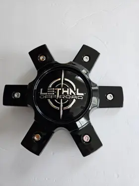 C-lp30-7 Lethal Off Road Wheels 6 Lug Black Center Cap C-lp30-7 Lethal Off Road Wheels 6 Lug Black Center Cap