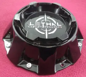 C-a17 Lethal Off-road Wheels Gloss Black Custom Wheel Center Cap # 1