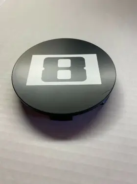 80804 Level 8 Matte Black Snap In Wheel Center Cap Cc80804