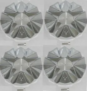 Cap-uj-l160 Lexani Ice-3 4 Cap Deal Ice Chrome Ice3rwd Capujl160 Wheel Rim Center Caps G2u