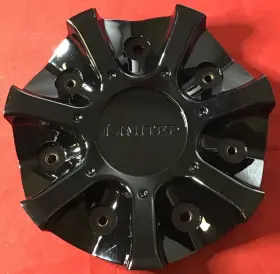 C978-2 Limited Alloy Wheels One New Rare Gloss Black Wheel Rim Center Cap Aftermarket /8754