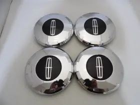 2c54-1a096-bc Lincoln 2c5z-1007-da Set Of 4 2003-2004 Aviator 17 Inch Oem Chrome Center Caps