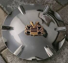 Lincoln Cap-345 2003 Town Car 17 Inch Wheel Center Cap Oem Chrome Crest