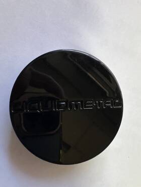 Liquid Metal Wheels Cap039-ca-02 Liquidmetal Motorsports Gloss Black Wheel Rim Hub Cover Center Cap