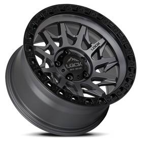 Lock Offroad Lunatic-2157mgmbr 1 New 20x10 Off-road Lunatic Matte Gray Black Ring 5x127 5x5 Et-18 Wheel