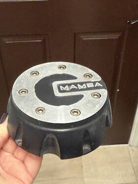 Mamba C-163 Pcz-6-f Wheel Center Cap Black Pcz06-f Hub Rim Cover
