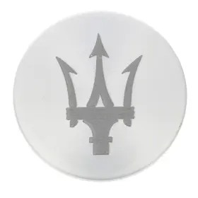 192052 Maserati Genuine One Silver Wheel Center Cap With Trident Logo Oem New