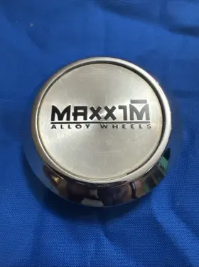 Scap89b Maxxim Alloy Wheels Chrome Snap In 2 3/8 Inch Dia Wheel Center Cap