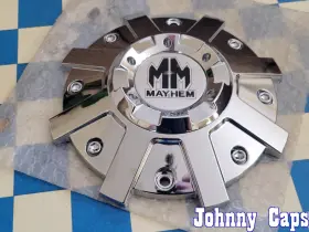 C108104 Mayhem Wheels # . Custom Chrome Wheel Center Cap 41 Qty. 1