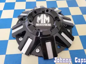 C8190b03 Mayhem Wheels # . Gloss Black Custom Wheel Center Cap 55 Qty. 1 C8190b03 Mayhem Wheels # . Gloss Black Custom Wheel Center Cap 55 Qty. 1