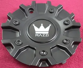 C10376mb01 Mazzi Wheels Matte Black Custom Wheel Center Cap # Jf023-2 1