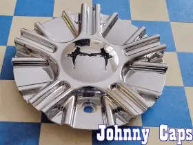 55292085-1-cap Mazzi Wheels # . Custom Chrome Wheel Center Cap 38 Qty. 1