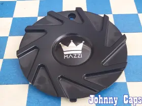C10372mb02-cap Mazzi Wheels # . Matte Black Wheel Center Cap 75 Qty. 1