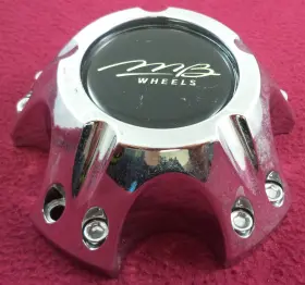 Bc-823 Mb Motoring Wheels Chrome / Black Custom Wheel Center Cap # 1