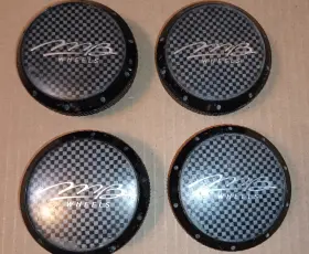 C425-v Mb Wheels 886821130443 Mb14 Black / Carbon Fiber Wheel Center Hub Caps Set Of Four