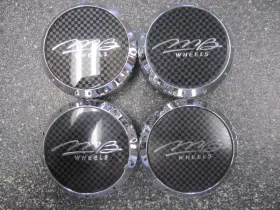 C228-3 Mb Wheels Chrome And Carbon Center Cap 2.75 Inch 82253 C51/58-mb - Set/4