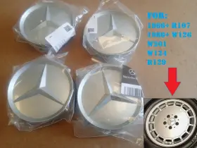 2014010125 Mercedes-benz Set 4 New Genuine Center Caps W201 124 R129 1986 126 107 Rims Wheels
