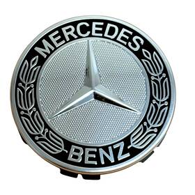 Mercedes Benz Mb66470201 Genuine Mb Parts Black Classic Logo Wheel Center Cap For Mercedesbenz