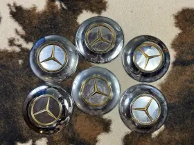 Mod8-cg Mercedes-benz 14 Inch Old Style Chrome Wheel Covers