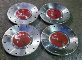 1s81-1000-ea Mercury Rare Set Of 4 Oem 2001-2002 Cougar Hubcaps Center Caps P/n
