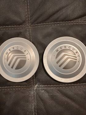 Mercury Bw33-1a096-ab 3 Grand Marque Silver Center Caps