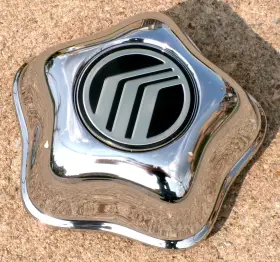 F67z-1130-ga Mercury One Genuine 1997 Mountaineer Chrome Center Cap Hubcap 15 Inch Oem