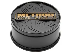 Cp-topo130-p-bz Method Race Wheels Center Cap 130 Cb Topo Style Bronze Push Thru