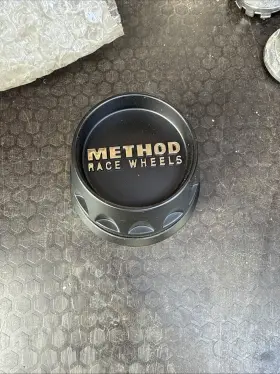 S128b106-s1 Method Race Wheels Push Through Hub Cover Flat Black Center Cap