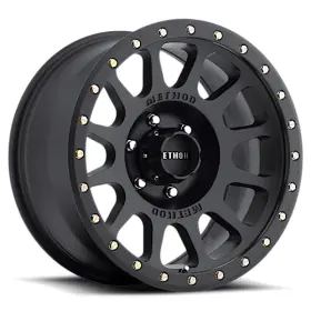 Mr30578516525 Method Wheels Fits Mr305 Nv 17x8.5 25mm Offset Matte Black Wheel With 12 Window Design