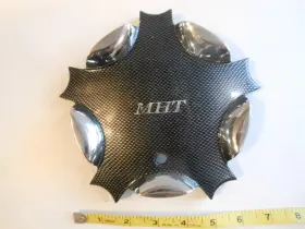10413 Mht Wheel Center Cap Carbon Fiber Chrome