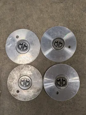 C340 Mim Speedline Aluminum Wheel Rim Center Caps Covers 6.25 Inch Vintage