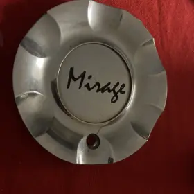 Cap-f-343 Mirage Chrome Wheel Center Cap F-343